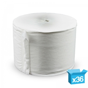 2ply white Compact Coreless toilet rolls