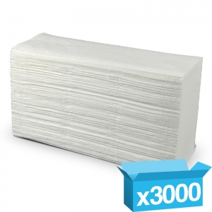 2ply white z-fold hand towels Premium