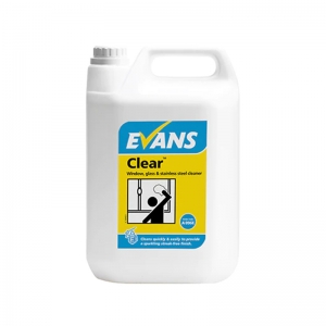 Evans Clear Glass & Mirror Cleaner 5ltr