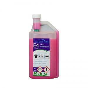 B3440 E4 Eco-Dose Floor Maintainer 1 litre Eco-dose Concentrate System
High quality concentrated spray cleaning concentrate 
Containing polymer and wax to add shine and durability to polished floors
Can be damp mopped and then will respond to burnishing with a soft /medium pad
 safedose, safe dose, safe-dose, concentrate system, v mix, v-mix, vmix, ultra-dose, ultra dose, evolution, chemical dilution system, multidose, accudose, eco-dose, ecodose, eco dose, environmentally friendly chemicals, eco chemicals, green chemicals, V400 1lt