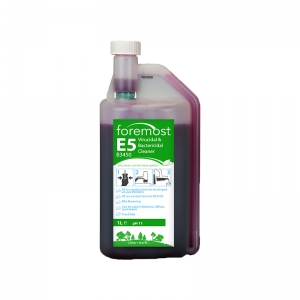 B3450 E5 Eco-Dose Virucidal & Bactericidal Cleaner 1 litre Effective virucidal & bactericidal cleaning for all catering, healthcare & other hygiene critical areas
30 second contact time for envoloped viruses EN14476
Food safe for high level cleaning and killing pathogens from food, healthcare and other general settings EN1276
30 second contact time for EN1276
Kills Norovirus
Fragrance-free and non-tainting
Suitable for all water washable surfaces

 safedose, safe dose, safe-dose, concentrate system, v mix, v-mix, vmix, ultra-dose, ultra dose, evolution, chemical dilution system, multidose, accudose, eco-dose, ecodose, eco dose, environmentally friendly chemicals, eco chemicals, green chemicals, V500 1lt