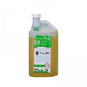 B3480 E8 Eco-Dose Heavy Duty Degreaser concentrate Eco-Dose Concentrate System
Powerful cleaner/degreaser
Suitable for Kitchen surfaces
Unfragranced for catering use
Effective on safety floors
  1lt