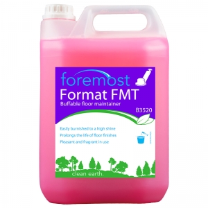 B3520 Format FMT Pink floor maintainer Buffable floor maintainer
Highly efficient cleaner
Easily burnished to a high gloss
Prolongs the life of floor finishes
Pleasant and fragrant in use
 Selden, B12, B012, Fastlane, Fast lane, dymasheen 5lt
