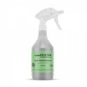 10 x Solupak Anti Viral Cleaner - 750ml trigger spray bottle only