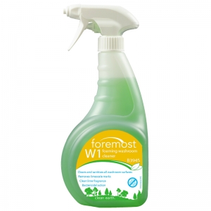 W1 Foaming Washroom Cleaner and Descaler, bactericidal, 750ml