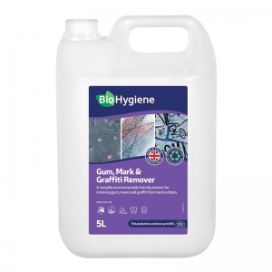 2 x BioHygiene Gum, Mark & Graffiti Remover 5L