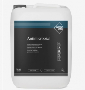 B4850 Nordicchem antimicrobial coating 5 litre Why use an anti microbial coating? Surely nothing replaces the need for regular cleaning? You