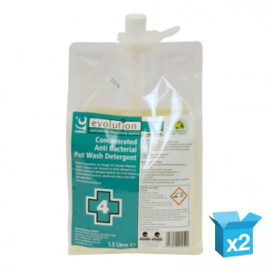 B5602 Evolution antibac potwash detergent   2x1.5lt