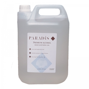 Paradis thickened alcohol hand sanitising gel - 5lt