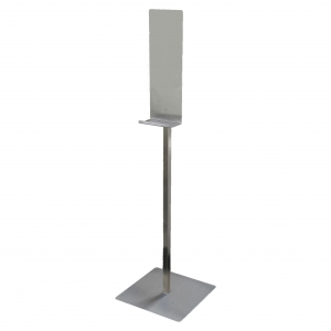 Free standing stainless steel dispenser stand