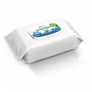 9 x Viaroma citrus Sanitising wipes - pouch packed 100 sheets
