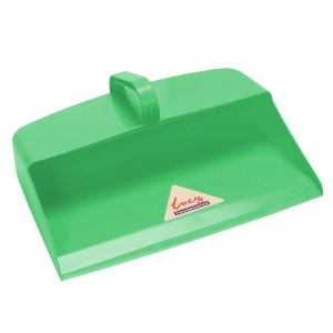 Plastic enclosed dustpan Green