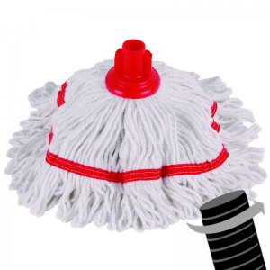 Twister Hygiene banded mop head 250g Red