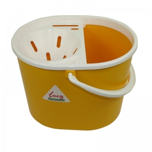 Lucy oval mopstrainer bucket Yellow