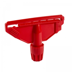 Red Clip for Kentucky mop handle fully c-coded plastic