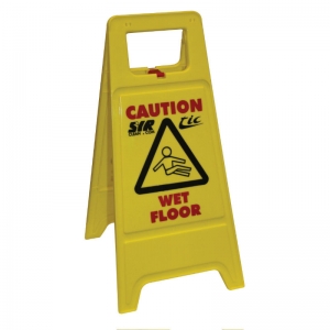 Anti-collapse wet floor sign