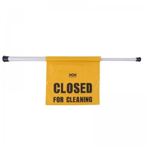 Hanging "Closed For Cleaning" Sign