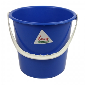 Lucy 2 gallon plastic bucket Blue