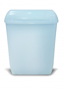 Tubeless 43lt waste bin - Ice Blue