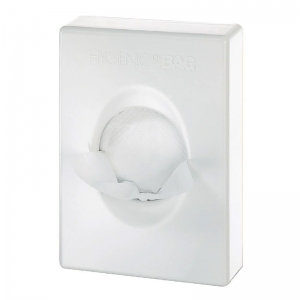 Dispenser (white plastic) for feminine hygiene bags C4301