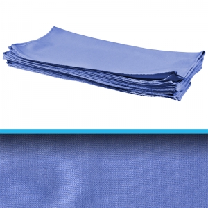 Large Microfibre Glass cloth 80x62cm Blue