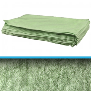 5 x Green ProShine Microfibre durable cloth 40x40