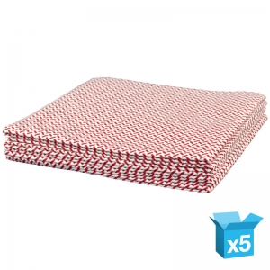 Medium-weight cloth 38x40cm red