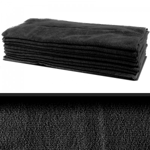Professional quality microfibre cloth 40x40cm - black