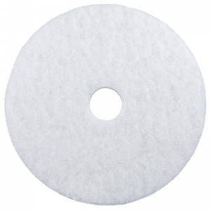 10" standard floor pad white   