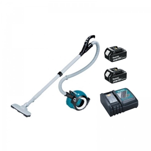 Makita 18V Cyclone Vacuum Cleaner with 2x3.0ah Batteries and charger