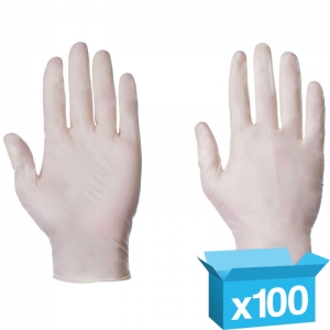 Natural Latex powder free disposable glove - Large