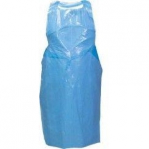 Blue disposable aprons - case 1000