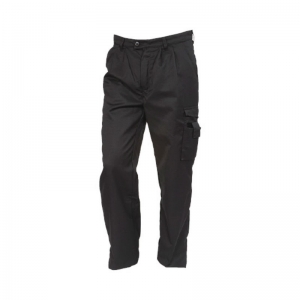 Deluxe cargo pants Black 34" short