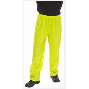 Waterproof breathable trousers yellow L