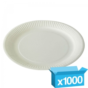 9" paper plates - pack