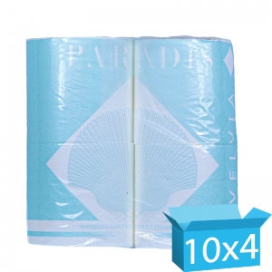 Paradis Velvia luxury 2ply white pure virgin toilet rolls 260 sheet