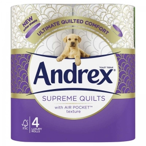 Andrex Premium Quilted Toilet Rolls 4ply