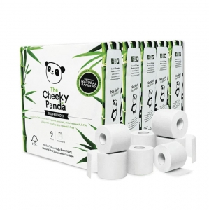 3ply Cheeky panda luxury bamboo toilet paper 9x5
