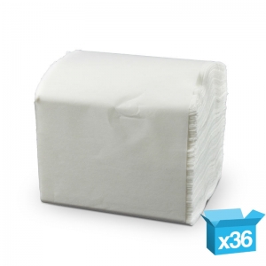 2ply white toilet tissue 250sh Bulk Pack