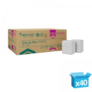 2-ply Tubeless One-by-One toilet tissue (Bulk Pack)