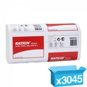 2ply white Katrin Classic One Stop M2 hand towels 345270