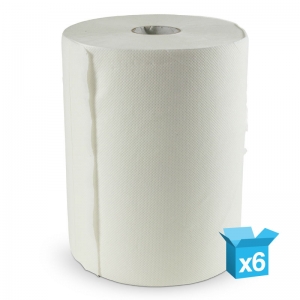 2ply white Forte plus luxury white towel rolls 20cmx175m