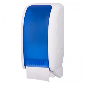 Cosmos Dual toilet roll dispenser White/Blue