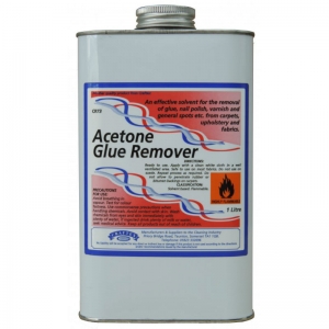 B2026 Craftex Acetone glue remover An effective solvent for the removal of glue, nail polish, varnish and general spots etc. from carpets, upholstery and fabrics  1lt