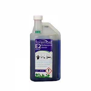 B3420 E2 Eco-Dose Multipurpose Cleaner 1 litre Equally effective as both a trigger spray cleaner as well as a damp mopping detergent
Fast acting all purpose cleaner
For all water washable surfaces
Leaves a fresh atmosphere
Clean pine fragrance
 safedose, safe dose, safe-dose, concentrate system, v mix, v-mix, vmix, ultra-dose, ultra dose, evolution, chemical dilution system, multidose, accudose, eco-dose, ecodose, eco dose, environmentally friendly chemicals, eco chemicals, green chemicals, V200 1lt