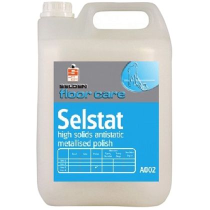 Antistatic high solids floor polish - selstat