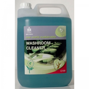 B3700 Ecoflower Washroom Cleaner concentrate 5lt  General washroom cleaner for all hard surfaces within the washroom. Cleans rapidly and effectively, whilst controlling and preventing the build up of lime scale. Selden, C188, Eco-flower, eco flower, green chemicals, eco chemicals, ecolabel, bathroom cleaner 5lt