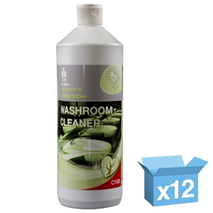 12 x Ecoflower Washroom Cleaner concentrate 1lt