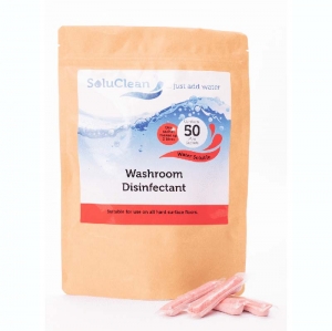 B3860 Solupak Washroom Disinfectant - Fragranced - pack of 50 For use on all washroom surfaces. Leaves surfaces uncontaminated, smear free and fresh smelling.
Packed in resealable and recyclable waterproof stand up pouches.
  50 sachets