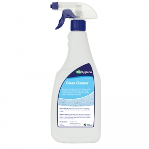 B4661 Bio glass cleaner 750ml Glass Cleaner utilises naturally derived eco surfactants and natural organic acids to produce an environmentally responsible and sustainable glass cleaner.
Fast drying, leaving a crystal clear, streak free and sparkling shine with no haze and no residue formula
Removes grime, finger marks and general soiling
Easy to use, natural and environmentally friendly formulation
Suitable for cleaning windows, mirrors, lift fronts and other glass surfaces
Reduces CO2e by up to 85%
 BioHygiene, Bio Hygiene, Biological Preparations, Enzyme 750ml